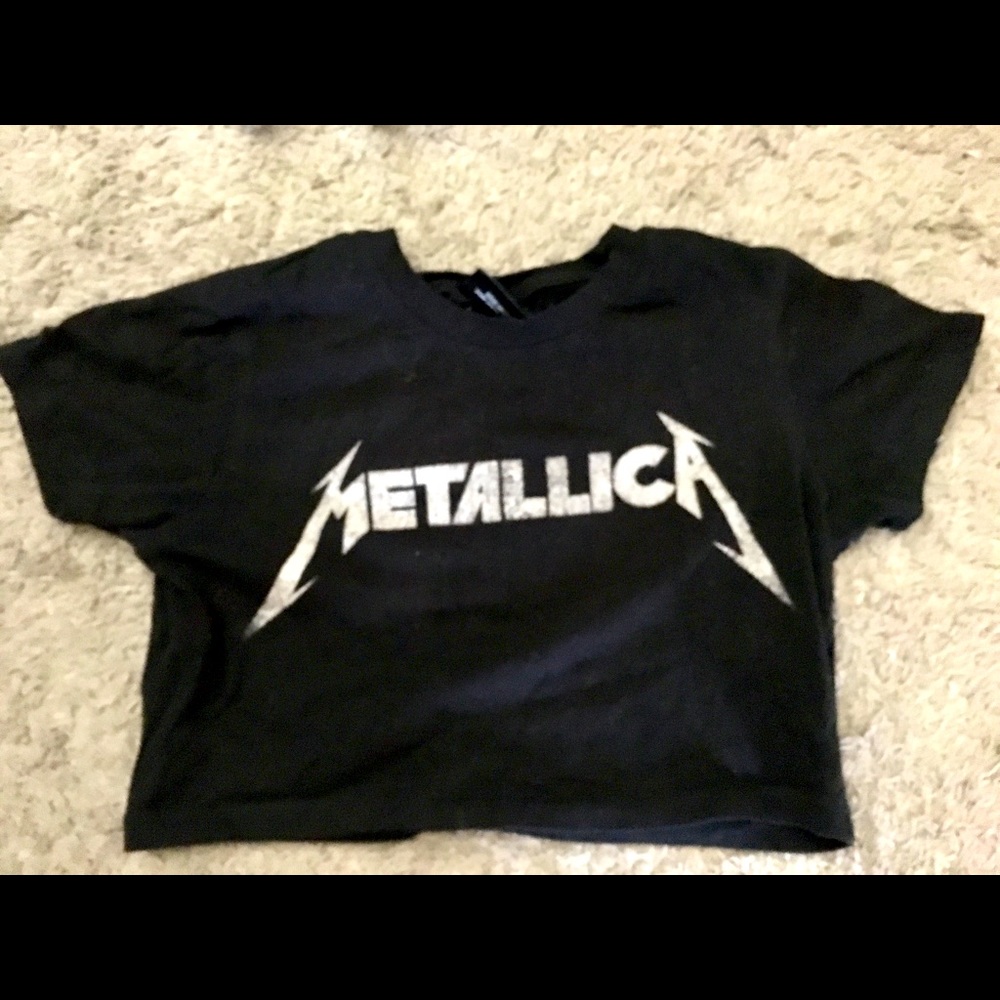 METALLICA CROPPED TEE